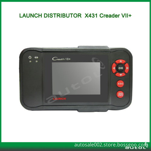 Hot Selling! ! ! 100% Original Launch X431 Creader VII+ Multi-Language Diagnostic Instrument Crp123 Launch Creader C7+